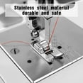 thumbnail image 3 of LinenLoon 2 Pieces Sewing Machine Presser Foot Straight Stitch Foot Universal General Purpose Zig Zag Foot for Most Sewing Machines Domestic Low Shank Sewing Machines (2 Pieces), 3 of 5