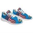 thumbnail image 6 of Golden Retriever Dog 4th Of July Shoes American flag Print Sneakers Lightweight Comfortable Running Shoes for Men Women White Size 9, 6 of 7