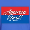 thumbnail image 3 of CafePress - America First T Shirt - Men's Classic Graphic Cotton T-Shirt, 3 of 4