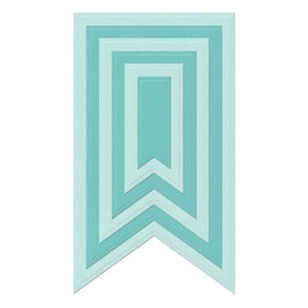 Lifestyle Nesting Dies 6/Pkg-Party Banners, .6"X1.8" To 3.1"X5.5"