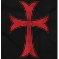 thumbnail image 2 of Medieval Knight Templar Christian Hoodie Sweatshirt Women Men Brisco Brands S, 2 of 6