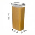 thumbnail image 3 of PP Food Storage Container, Airtight Kitchen Organizer for Grain, Snacks, Cereal, Flour, Rice, Pet Food – 2.8L, 30CM Tall, BPA-Free, Stackable, Leak-Proof Lid, 3 of 6