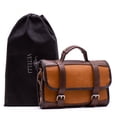 thumbnail image 2 of Vetelli Foldable Hanging Leather Travel Toiletry Bag for Men with 4 Pockets, 2 of 11