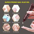 thumbnail image 3 of Makartt 360 PCS Extra Short Almond Nail Tips with UV Gel Nail Glue 20ML 100/180 Nail File, Pre-buffed Soft Gel Nail Tips Full Cover 15 Sizes Pre-shaped Clear Fake Nails Soak Off for Nail Extension, 3 of 14