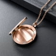 thumbnail image 3 of Stainless steel Round Openwork Horse Perfume Essential Oil Diffuser Necklace Locket Aromatherapy, 3 of 5