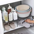 thumbnail image 3 of KAKOWELY Multifunction Expandable Stackable Kitchen Cabinet Counter Shelf Organizer,22.44X"X9.06"X5.51", 3 of 4