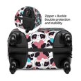 thumbnail image 3 of Fotbe Heart Panda Luggage Cover Protector,Suitcase Protector,Scratch and Dirt Resistant,Fits 18-32 Inch Luggage-Small, 3 of 8