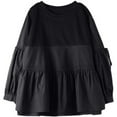 thumbnail image 7 of hotojiny Long Sleeve Tops for Women Casual Cute Ruffle Loose Shirts Lounge Crewneck Lightweight Blouse, 7 of 7