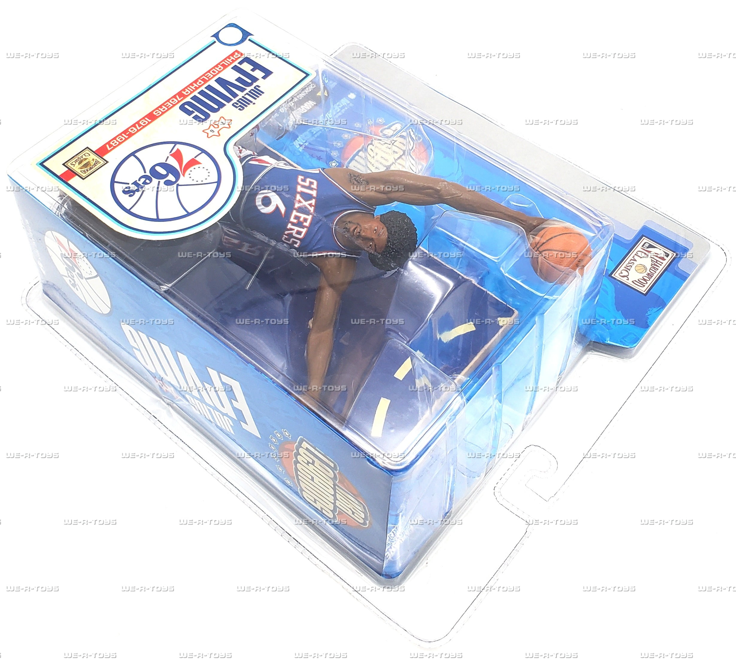 【超希少】mcfarlane NBA JULIUS ERVING Amazon.com: Julius Erving #6 Blue Jersey Philadelphia 76'ers