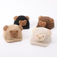 thumbnail image 2 of PEACNNG Cute Bear Baby Beanie Autumn Winter Soft Warm Infant Toddler Knitted Hat Newborn Sweater Caps Kids Children Knit Bonnet 1-2Y, 2 of 5