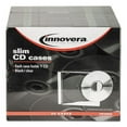 thumbnail image 7 of Cd/dvd Slim Jewel Cases, Clear/black, 25/pack | Bundle of 5 Packs, 7 of 7
