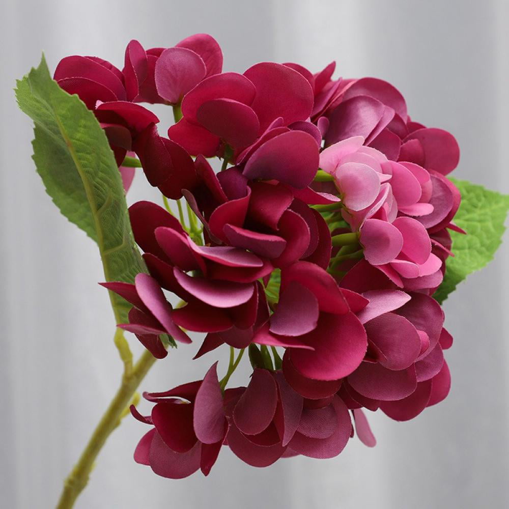 Artificial Hydrangea Flowers Silk Garland Plant Fake Home Wedding Decoration
