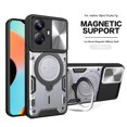 thumbnail image 1 of Magnetic Phone case compatible Oppo Realme 10 Pro Plus 5G, Slide Camera Lens Protection and Built in 360 Rotatable Ring Holder Cheap and fine, 1 of 5