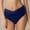 Navy, variant on Laipiong Women's Bikini Swim Bottoms High Waisted Ruched Pleated Front Solid Color Swimming Bathing Suit Shorts Summer Beach Slim Fit Swimwear