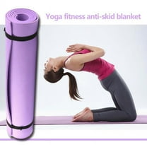 Yoga Mat Anti-skid Sports Fitness Mat 3MM-6MM Thick EVA Comfort Foam yoga matt for Exercise, Yoga, and Pilates Gymnastics mat, 68 x 24 inches