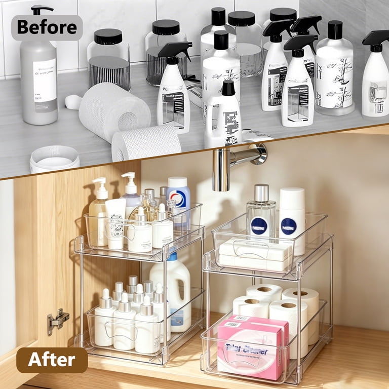 Kisportee 2-Pack Under Sink Pull-Out Organizer photo 5