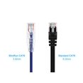 thumbnail image 2 of SlimRun Cat6 Câble de Brassage Ethernet - Sans Embardée RJ45_ Échoué_ 550Mhz_ UTP_ CMR_ Riser Évalué_ Pur Fil de Cuivre Nu_ 28AWG_ 2ft_ Violet, 2 of 2