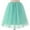 C-Mint Green491, variant on Womens Skirts Petticoat Tutu Tulle Mediun Length Puffy Skirt Elastic Waist Ballet Mesh Ball Gown Comfort Skirt