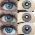 thumbnail image 2 of Lentes de contacto de color azul natural UYAAI 2pcs / Pair Deng Xun unisex, 2 of 2