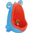 thumbnail image 1 of Orinal para Niños, Orinal de Entrenamiento para Orinal Rana Linda, Orinal Entrenamiento para Orinal Mont en la Pared Orinal de Plástico para Niños Divertidos para Niños Pequeños (Azul), 1 of 3