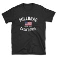 thumbnail image 1 of Millbrae California Patriot Men's Cotton T-Shirt, 1 of 1