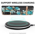 thumbnail image 3 of Feishell Case for Samsung Galaxy A03s 6.5 inch,Fashion Flower Pattern Flexible Silicone Shockproof Cover for Women Girls Slim Transparent Phone Case Support Wireless Charging,B, 3 of 11