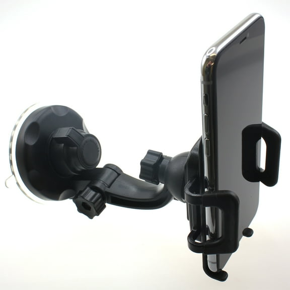 Windshield Car Mount for Samsung Galaxy S20 Fan Edition Phone - Holder Glass Cradle Swivel Dock Suction Z8G Compatible With Galaxy S20 Fan Edition Model
