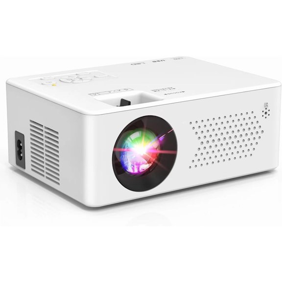 Mini Bluetooth Projector, Full Supported Portable Outdoor Movie Projector.