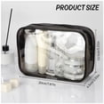 thumbnail image 4 of Poscoverge Clear Toiletry Bag 3 Pack Clear Makeup Bag Clear Travel Bags for Toiletries Clear Toiletry Bags for Traveling Clear Cosmetic Bag, Quart Size Travel Bag Tsa Approved Clear Makeup Bags W, 4 of 5