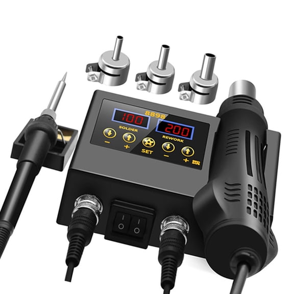 Soldering Station Digital Display Hot Air Guns Soldering And Rework Station For Cellphone Welding Desoldering Repair Tool