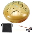 thumbnail image 1 of Instrumentos Percusión Rain Chime Tambor Lengua Acero 6 Pulgadas 8 Notas Regalo, 1 of 9