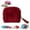 Brick Red, variant on Mini Travel Jewelry Case - Portable Five Compartments Jewelry Bag Zipper with Tassel, Velvet Organizer Pouch for Rings Necklaces Bracelets Earrings 13.5*12CM Dark Green