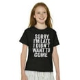 thumbnail image 4 of I Didn't Want to Come Introvert Funny Crewneck T Shirts Boy Girl Teen Brisco Brands M, 4 of 6