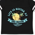 thumbnail image 4 of Inktastic Life's Better at the Beach Girls Toddler T-Shirt, 4 of 5