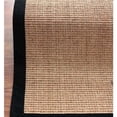 thumbnail image 4 of Nuloom 5' x 8' Tapis Sisal Orsay Tissé à la Machine en Noir, 4 of 5