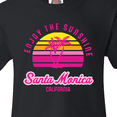 thumbnail image 4 of Inktastic Summer Enjoy the Sunshine Santa Monica California in Pink Youth T-Shirt, 4 of 5