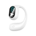 thumbnail image 2 of Open Ear Headphones Bluetooth Ear buds 80Hrs Playtime Wireless Earbuds with Earhooks IPX7 Waterproof Touch Control Air Conduction Sport Headsets Bluetooth 5.3 Earphones for Workout Running - White, 2 of 7