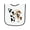 White and Navy, variant on Inktastic I'm One-cowboy Riding Horse Birthday Baby Terry Cloth Bib