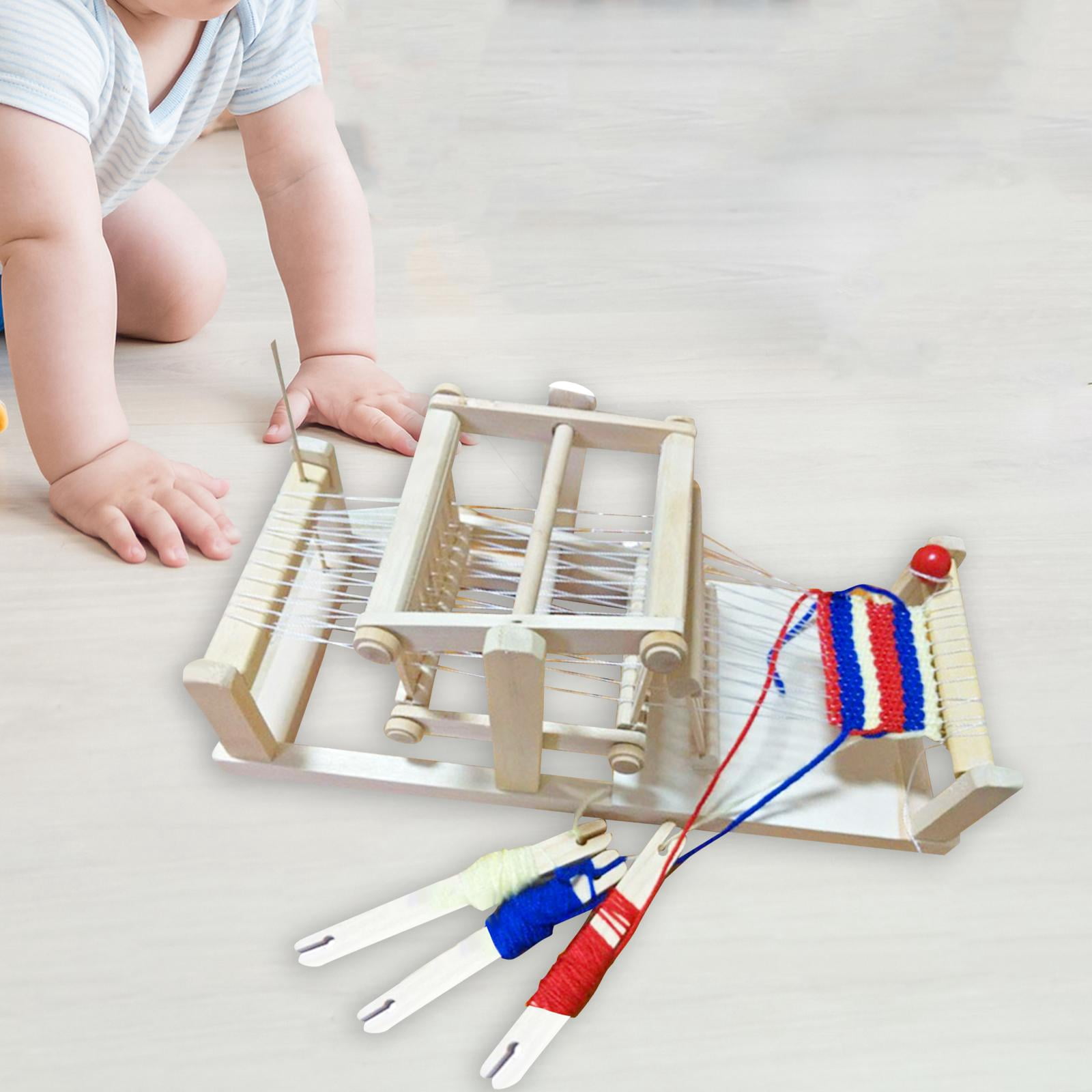 GUOOL Kids Weaving Loom DIY Multifunctional Hand Knitting Machine for Beginners for Hand Eye Coordination Hands on Skills Concentration