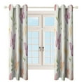 thumbnail image 4 of Butterfly Floral Pattern_2 2 Panels Blackout Curtains for Bedroom Living Room Drapes Kitchen Room Window Blackout Curtain Grommet, 4 of 6