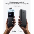 thumbnail image 3 of INIU Power Bank, 65W 20000mAh Bateria Externa Carga Rapida, Cargador Portatil USB C Input & Output para iPhone 17 16 Pro MAX 15 14 13 12, Samsung S24 Ultra S23, iPad, MacBook Pro, Steam Deck,Tablets, 3 of 4