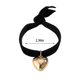 thumbnail image 3 of Nueva pulsera elástica de terciopelo con forma de corazón ancho color melocotón de la serie de San Valentín. Pulsera de moda para mujer., 3 of 7