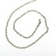 thumbnail image 3 of Cadena de cable con carrete para mujer y hombre, bola, pulsera, collar, estilo vintage antiguo, trenzado Bronce, 3 of 9