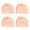 4pcs Yellow, variant on Jnismy 4Pcs Toe Separator Orthopedic Bunion Toe Spacers Ball of Foot Cushions Reusable Foot Alignment Toe Spacer Straightener for Men Women