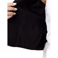 thumbnail image 5 of INSPIRE CHIC Blazers for Women's Open Front 3/4 Sleeve Crew Neck Work Office Suit Jackets Blazer XS Black, 5 of 6