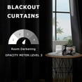 thumbnail image 4 of Aztec Curtains Blackout & Home Decor, Thermal Insulated Room Darkening Grommet Drapes For Living Room Bedroom, Geometric Native Window Treatments 42"W x 108"L (Pack of 2), 4 of 6