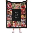 thumbnail image 3 of Personalised Photo Blanket Dad We Love You Custom Picture Collage Blanket Fathers Day Photo Blanket Personalised Gift for Dad Papa Father Grandpa, 3 of 6