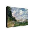 thumbnail image 3 of Trademark Fine Art Claude Monet The Marina at Argenteuil, 1872 Canvas Wall Art - 24x32, 3 of 5