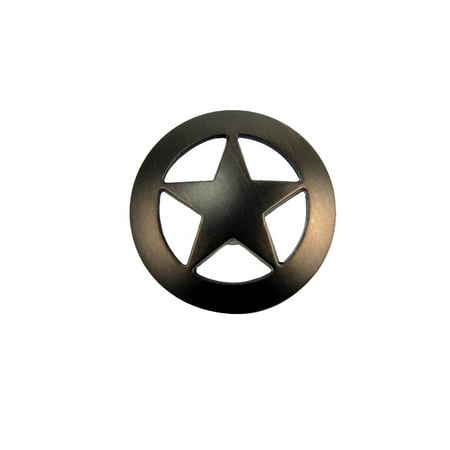 Bronze Star Kitchen Drawer Bin Pull Western Screw Vanity Knob Rustic Cabinet Hardware
