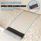 thumbnail image 4 of Yuarrent Cepillo de fregado multiusos de doble cara con mango extensible Depurador de cama de alfombra Removedor de polvo para exteriores Herramienta de Suministros de limpieza para el hogar gris Yuarrent HA012407-04B, 4 of 6
